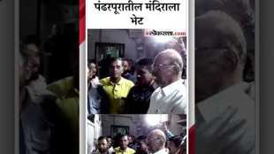 ncp sharad pawar seeking blessings in pandharpur temple during his campaign in madha-solapur