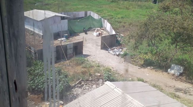 illegal construction in green zone near Kopar railway station in Dombivli