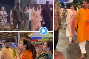 janhvi kapoor walked barefoot with boyfriend shikhar pahariya mother smruti shinde