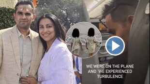 Kranti Redkar shared husband Sameer Wankhede video with her daughter godot while plane Turbulence