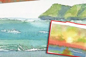 Loksatta Lokrang Picture Painting Tourist places the sea