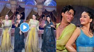 madhuri dixit and karisma kapoor dances on chak dhoom dhoom song