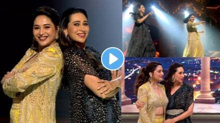 madhuri dixit and karisma kapoor recreates dil to pagal hai dance