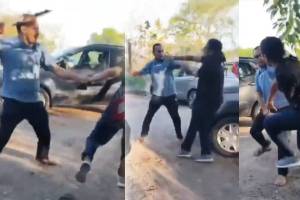 man beats wife with baseball bat