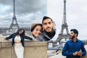 Manasi naik boyfriend rahul khismatrao shared romantic photo of them with Eiffel Tower, Paris