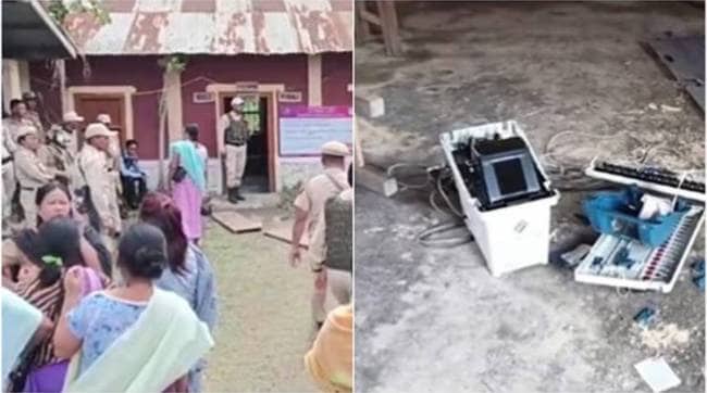 manipur records 67 46 pc voters turnout