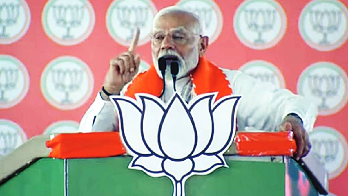 Prime Minister Narendra Modi slams congress over development