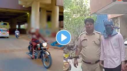 a young man broke traffic rules while making reels