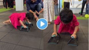 a Little girl doing push ups video goes viral