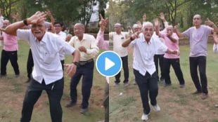 Nashik Elderly Mans Enthusiastic Dance with old aged friends