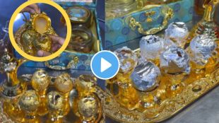 gold and silver Pani Puri