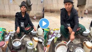 Double MA and PhD Lady Selling tea on road