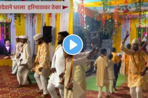 A groom dance on haripath not on dj in haldi program