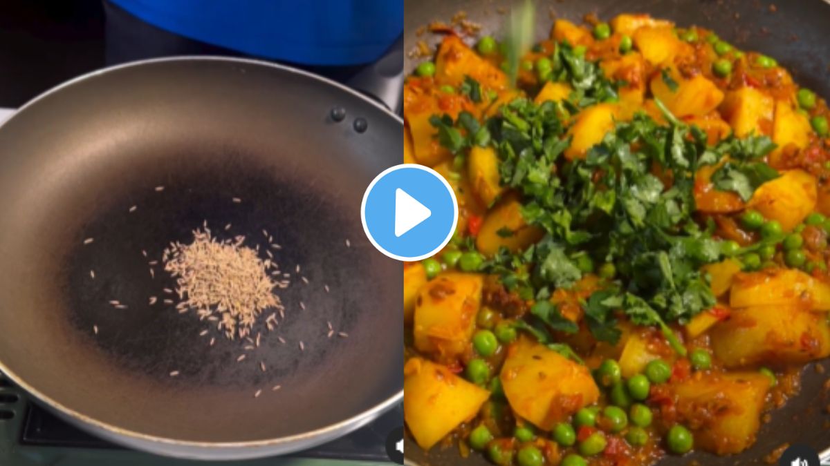 Aloo Matara bhaji without oil