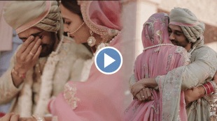 Pulkit samrat kriti kharbanda gets emotional in wedding rituals video viral