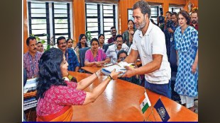 Former Congress president Rahul Gandhi filed his candidature from Wayanad in Kerala