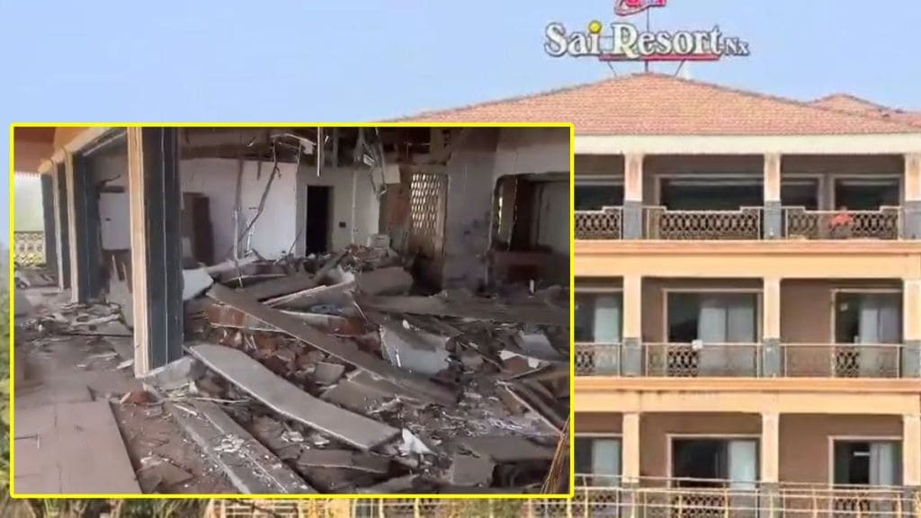 sai resort demolishing illegal portion of resort