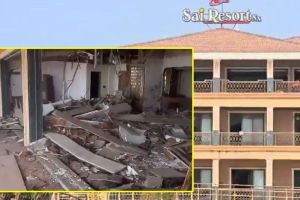 sai resort demolishing illegal portion of resort