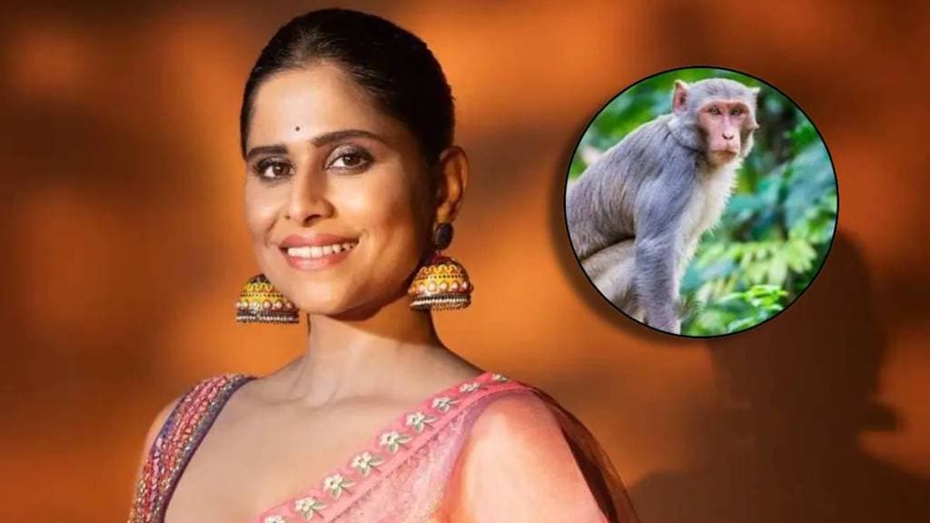 sai tamhankar reveals monkey bites her on shooting set