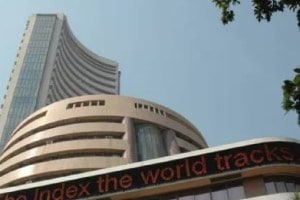 On the strength of PSU banks the Sensex reached the level of 486 points