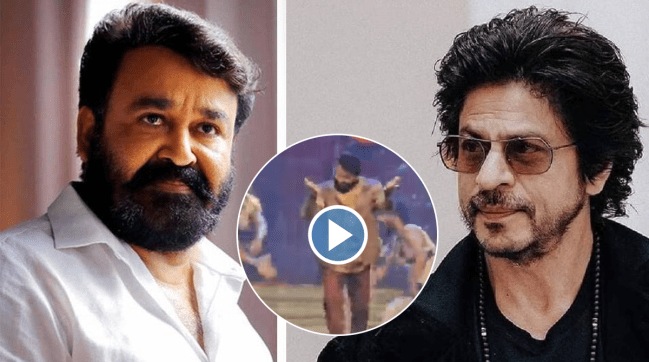 Shah Rukh Khan shared Mohanlal Zinda Banda dance moves viral video