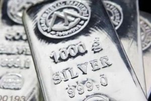 An increase in the price of silver compared to gold