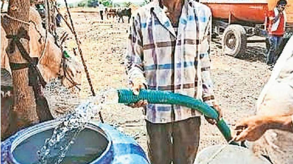 water supply through tankers