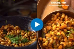 tiffin box recipe chavli masala in marathi