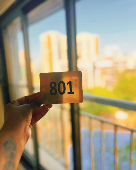 Aditi Dravid New Home Nameplate