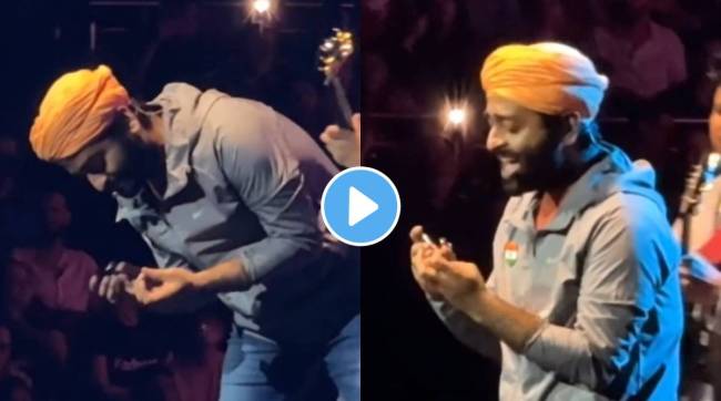 Arijit Singh clips nails during Dubai concert, netizens trolled