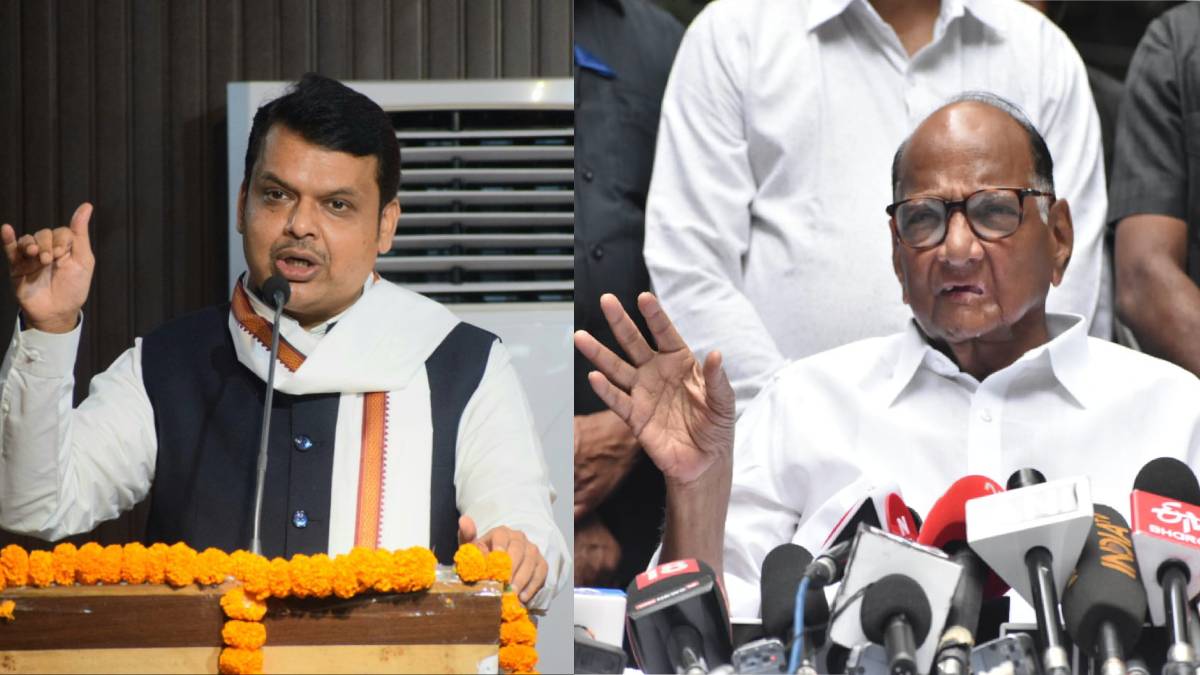 What Devendra Fadnavis Said About Sharad Pawar