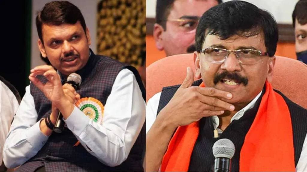 Devendra Fadnavis Taunts Sanjay Raut