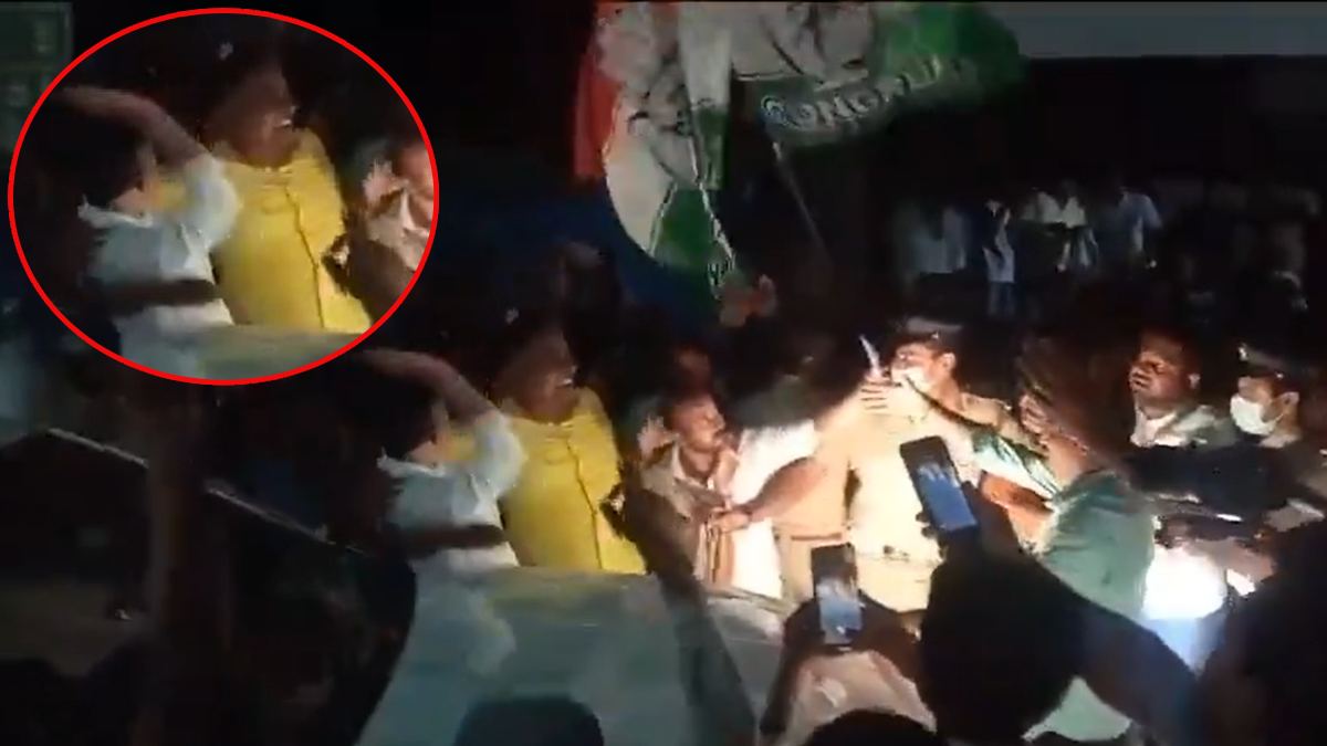 DK Shivakumar slapped Congress worker