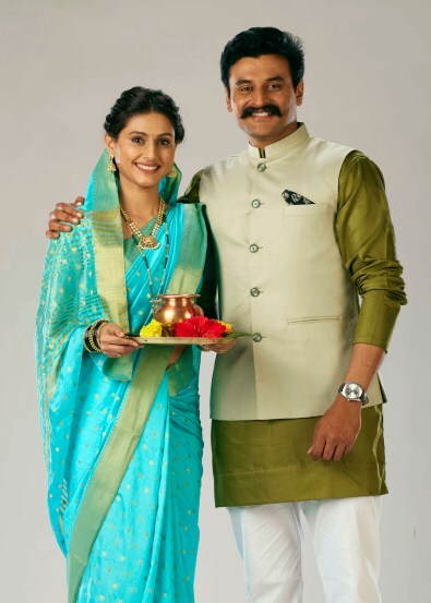 Gharoghari Matichya Chuli Paithani Look