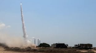 Hamas fires big missile towards Tel Aviv