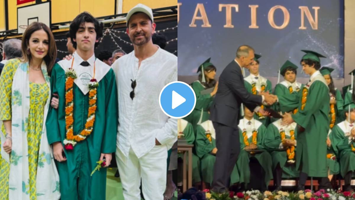 Bollywood actor Hrithik roshan and sussanne khan son hrehaan graduated