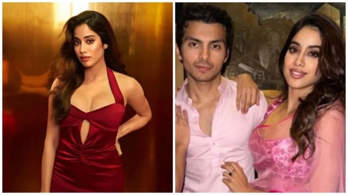 Janhvi Kapoor checking boyfriend shikhar pahariya phone