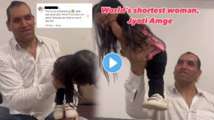 The Great Khali Video With Jyoti Amge Smallest Women In World Check Mistakes