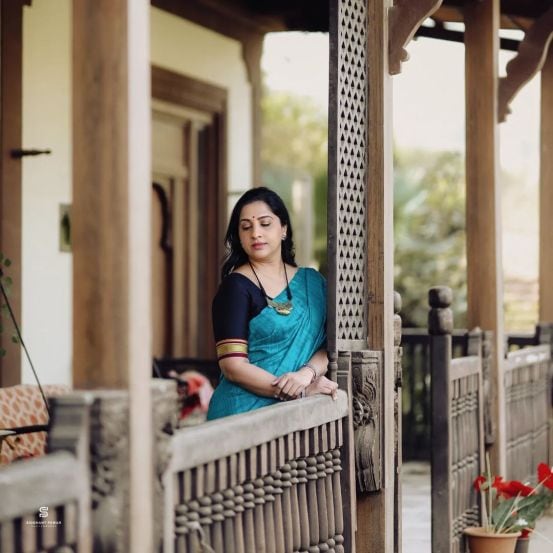 Madhurani Gokhale Prabhulkar Saree Look