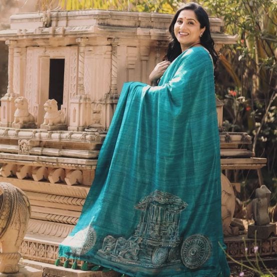 Madhurani Gokhale Prabhulkar Saree Look