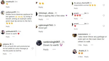 Malaika arora comments