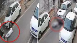 Video : गाडी मागे घेताना चालकाने ७० वर्षीय वृद्धाला दोन वेळा चिरडले, व्हिडीओ व्हायरल