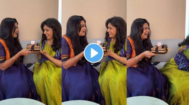 Namrata Sambherao funny birthday wish to Mukta barve video viral