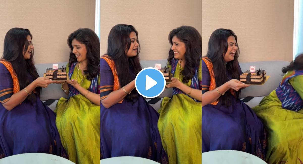 Namrata Sambherao funny birthday wish to Mukta barve video viral