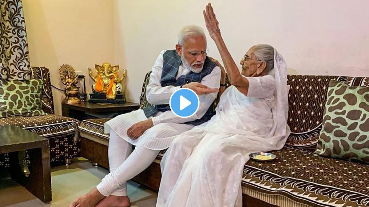 Narendra Modi and his motherNarendra Modi and his mother