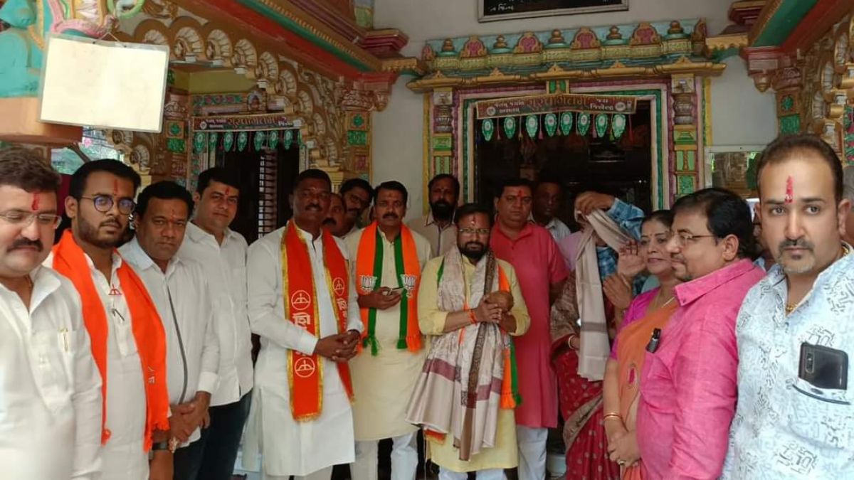 BJP active in Naresh Mhaskes campaign in Mira Bhayander