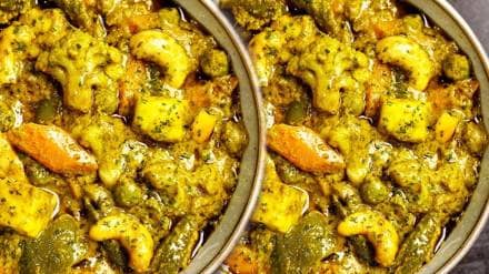Hyderabadi Mix Veg Masala Curry Recipe In Marathi