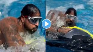 Hardik Pandya Swimming Pool Video