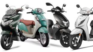 Top 5 best-selling scooters in April 2024