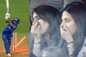 Rohit Sharma Wife Ritika Sajdeh reaction on Ishan kishan wicket